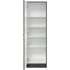 WIHO KÜCHEN Seitenschrank Michigan 50 x 57 x 165 cm Grau