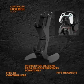deltaco Dual Controller- & Headsetständer (GAM-143)