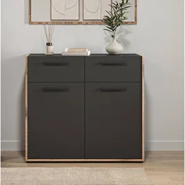 VCM Kommode Bueno 95x86x37 grau