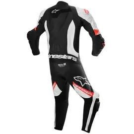 Alpinestars Missile V2 Ward Lederkombi - Schwarz/Weiß/Neon-Rot / 52