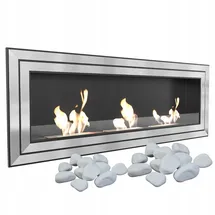 Kratki Wandkamin Bioethanol JULIET schwarz