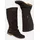 felmini wide fit Stiefel Stiefel Veloursleder - Braun - 41