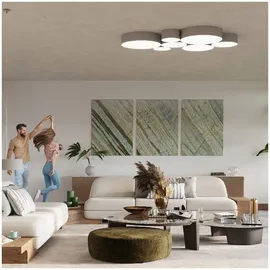 LEDKIA Arena 3-flg. 45 cm rund grau