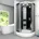SeniorBad Dampfdusche Dusche D58-53M2-EC Duschtempel Sauna 90x90