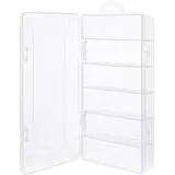 InLine Kleinteilebox, 6 Fächer, Abmessungen: 206x107x33mm, transparent