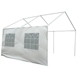 DEGAMO Seitenplane für Zelt 3x4 m Weiß