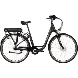 Saxonette City Plus" E-Bike 45 cm schwarz matt)