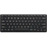 PERIBOARD-732B Kabellose Mini-Tastatur mit Scherentasten und Weiße Hintergrundbeleuchtung,