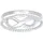 Elli Ring 925 Sterling Silber Infinity, Ring Set, Twisted in Silber | Gr.: 52