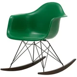Vitra - Eames Plastic Armchair RAR RE, Ahorn dunkel / basic dark / smaragd