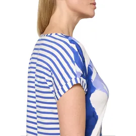Betty Barclay Rundhalsshirt Blau/Weiß 46