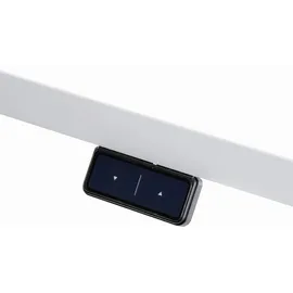 BISLEY Schreibtisch Varia elektrisch höhenverstellbar BxHxT 1600x650-1250x800mm weiß/verkehrsweiß