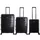 DISCOVERY Skyward Koffer-Set 3-tlg. schwarz