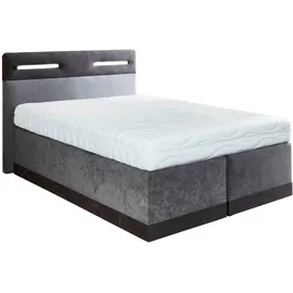 Westfalia Schlafkomfort Boxspringbett, grau