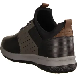 SKECHERS Delson Axton Herren Wide Schwarz/Grau 45