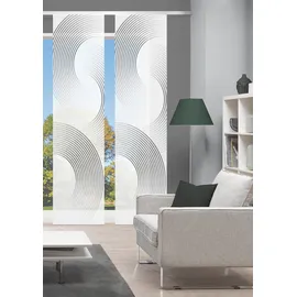 Vision S Schiebevorhang ¦ grau ¦ Synthetik ¦ Maße (cm): B: 60 H: 260