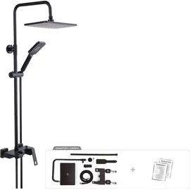 TRIZERATOP Duschsäule mit Duschsystem NOIR 1