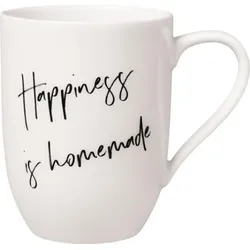 Villeroy & Boch Statement Becher mit Henkel "Happiness is homemade"