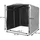 MCW Fahrradgarage MCW-N61 201 x 201 x 201 cm anthrazit