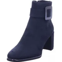 Marco Tozzi Damen Stiefeletten mit Absatz Vegan mit Reißverschluss, Blau (Dk.Navy Comb), 40 EU