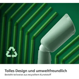 Philips STH5020/40 Styler, Dampfstoß 24g/Min, 120 ml abnehmbarer Wassertank, Metallplatte, inkl. 2-in-1 Handschuh & Tasche Dampfbürste (1400 Watt