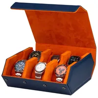 Rothenschild RS-3178-6-BLU-ORG Uhren Aufbewahrungsbox blau-orange [6]