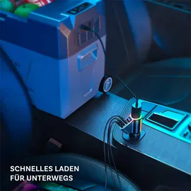 Joyroom Auto-Schnellladegerät 4in1 USB-A QC3.0 / 2x USB-C PD 150W Schwarz