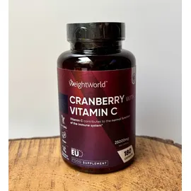 Maxmedix Cranberry mit Vitamin C Kapseln 180 St.