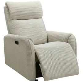 Uno Sessel mit Relaxfunktion Glen 77 x 102 x 97 cm Beige elektrisch
