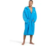 Arena Zeal Plus Bademantel aus Mikrofaser für Damen und Herren, Mikrofaser-Bademantel mit Kapuze und Taschen, Schnelltrocknender Unisex-Bademantel, Angenehm und Leicht