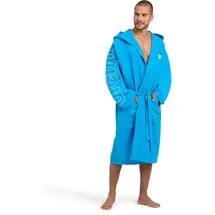 Arena Zeal Plus Bademantel aus Mikrofaser für Damen und Herren, Mikrofaser-Bademantel mit Kapuze und Taschen, Schnelltrocknender Unisex-Bademantel, Angenehm und Leicht