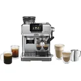 De'Longhi DELONGHI La Specialista Touch EC9455.M - Steuerung per Touchscreen, 8 voreingestellte Kaffee-Rezepte, Cold Brew, Espressomaschine Edelstahl/Schwarz