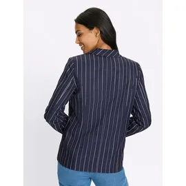 Classic Basics Jackenblazer »Blazer« Classic Basics marine-weiß-gestreift