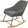 moebel-direkt-online Schaukelsessel Luisa Polyester retro