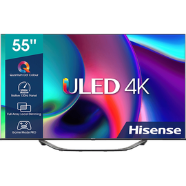 Hisense 55U77HQ Fernseher 139,7 cm, 55 4K, Ultra HD Smart-TV WLAN Schwarz 400 cd/m2