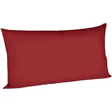 fleuresse Kissenbezug Jersey 40 x 80 cm Rot Bordeaux