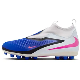 Nike Phantom 6 High Academy AG Kinder racer blue/pink blast-white 33