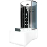 AcquaVapore Kombination Badewanne Dusche K50-L32-EC Duschtempel 170x100