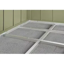 hörmann stauraumsysteme Unterkonstruktion für Gerätehaus Berry Typ 3 Silber