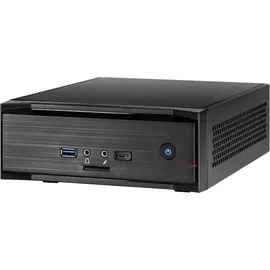 Inter-Tech MW-01 II Gehäuse Mini-ITX, USB 3.0 (Typ A+C) schwarz, Cardreader