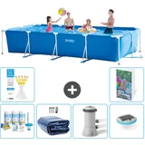 Rechteckiger Frame Pool - 450x220x84 Cm - 7-teilig  S160