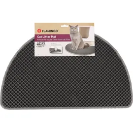 Karlie Flamingo Matz Semi Circle Matte - Grey - 65x40x1.3 cm,