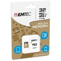 Emtec microSDHC Gold+ 32GB Class 10 + SD-Adapter