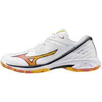 Mizuno Wave Claw 3 Volleyballschuhe 35 - white/citrus/calypso Coral