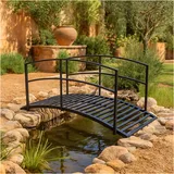 Hti-Living Zierbrücke 1 x 1 cm Schwarz