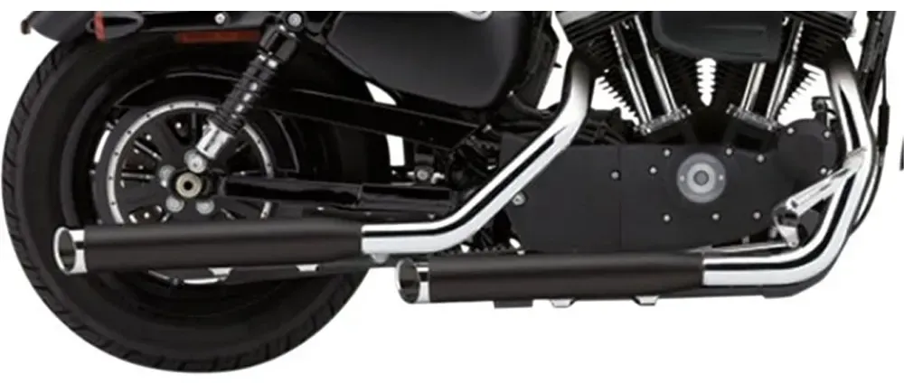 Cobra Harley Davidson 6031rb Nicht Homologierter Slip-on-schalldämpfer - Matt Black - Not Homologated