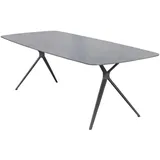 Outdoor Edge BARI Gartentisch 240 x 90 x 75 cm Grau/Anthrazit