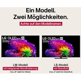 LG OLED83G67LW 83" 4K OLED evo AI Smart TV G6