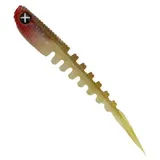 Monkey Lures Shaky Lui - 7,5 cm & 10 cm Gummifisch - No Action Shad, Pintail, Zander Gummifisch, Gummiköder, Softbait, Kunstköder (Honey & Sugar - leicht UV aktiv, 7,5 cm - 8 Stück)