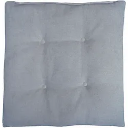 Stuhlkissen BELLISSIMO silber - silber - LBH 42x42x3 cm